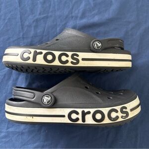 CROCS Kids Black Slip-On Sandals